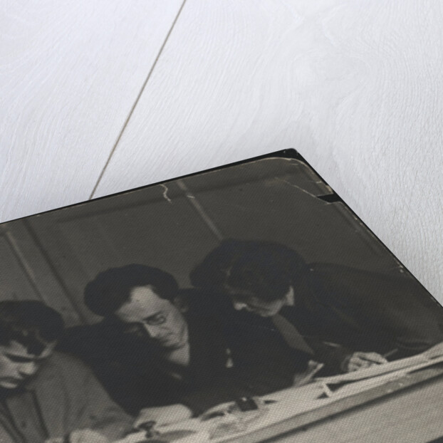 Varlam Shalamov and Arkady Shumsky at the editorial office Za udarnichestvo, 1932 by Anonymous