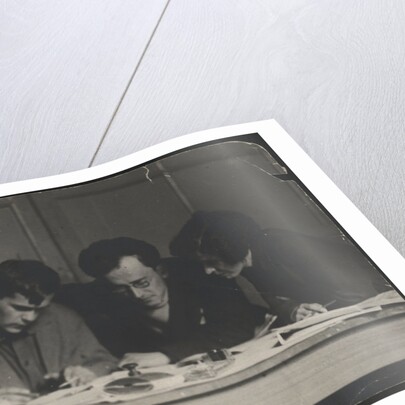 Varlam Shalamov and Arkady Shumsky at the editorial office Za udarnichestvo, 1932 by Anonymous