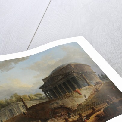 The Porto di Ripetta in Rome, 1766 by Anonymous