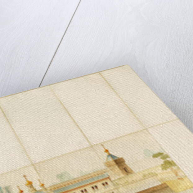Architectural study for a Russian monastery by Anonymous