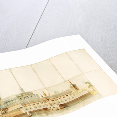 Architectural study for a Russian monastery by Anonymous