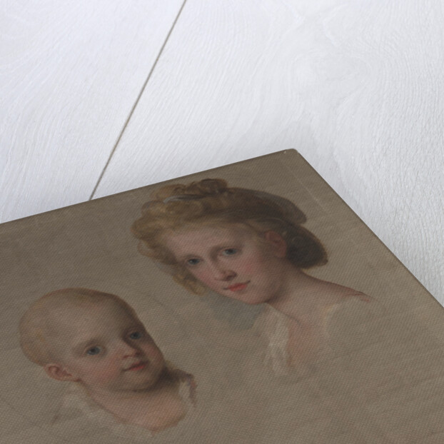 Luisa Maria and Maria Amalia of Naples and Sicily, future French queen, 1782 by Anonymous