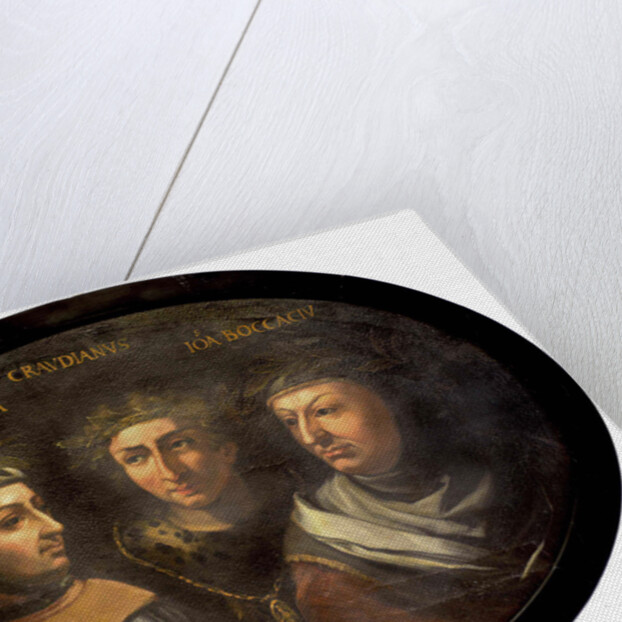 Francesco Petrarca, Claudius Claudian and Giovanni Boccaccio, 16th century by Anonymous