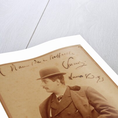 Portrait of the Composer Giacomo Puccini, 1893 by Anonymous