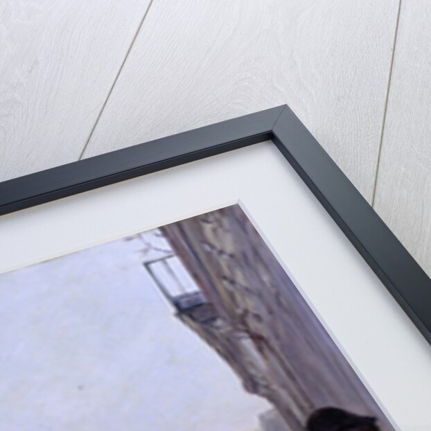 A Balcony, Boulevard Haussmann, 1880 by Anonymous