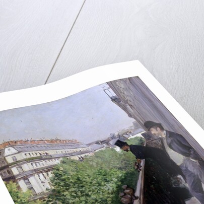 A Balcony, Boulevard Haussmann, 1880 by Anonymous