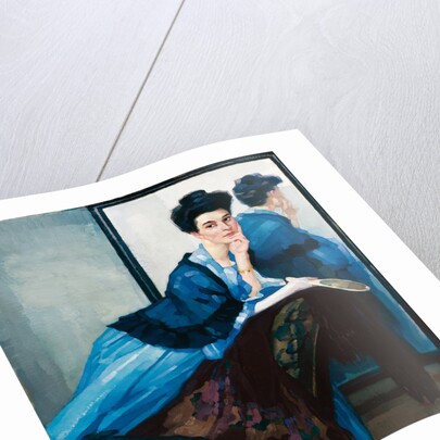 Lady in Blue, 1908 by Anonymous