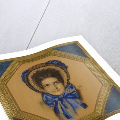 Daughter Mary with a Poke bonnet by Anonymous