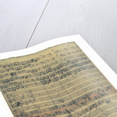 Autograph manuscript of the Cantata O Ewigkeit, du Donnerwort (O eternity, you word of thunder), 172 by Anonymous