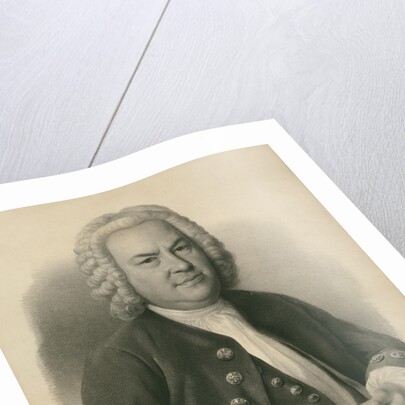 Portrait of Johann Sebastian Bach, 1840 by Anonymous