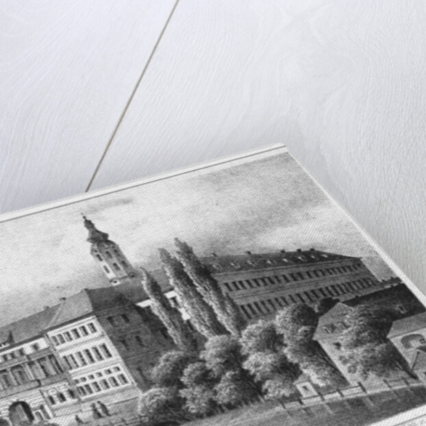 The Weimar City Castle. From: Thüringen und der Harz.. by Friedrich von Sydow, 1839 by Anonymous