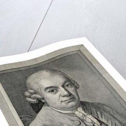 Portrait of Carl Philipp Emanuel Bach, 18th century by Anonymous