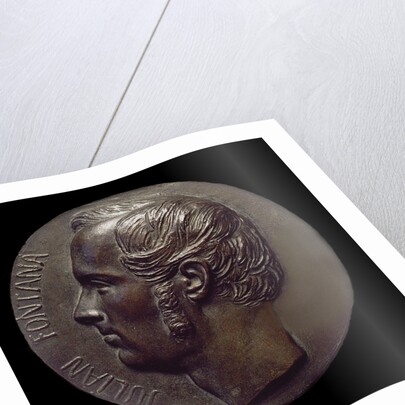 Julian Fontana, Bronze medal, 1843 by Anonymous