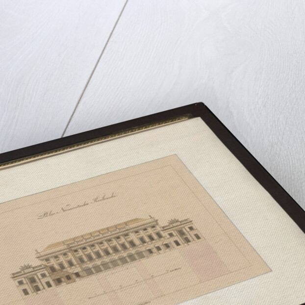 Radziwill Palace in Warsaw, (Presidential Palace), on Krakowskie Przedmiescie, (Frédéric Chopins fi by Anonymous