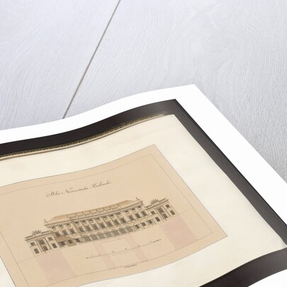 Radziwill Palace in Warsaw, (Presidential Palace), on Krakowskie Przedmiescie, (Frédéric Chopins fi by Anonymous