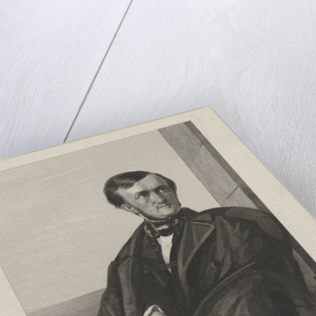 Portrait of the Composer Richard Wagner, 1853 by Anonymous