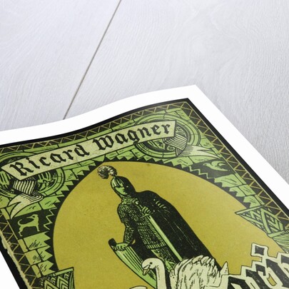 Cover of the Libretto of Lohengrin by Richard Wagner. Barcelona, Associació Wagneriana, 1926 by Anonymous