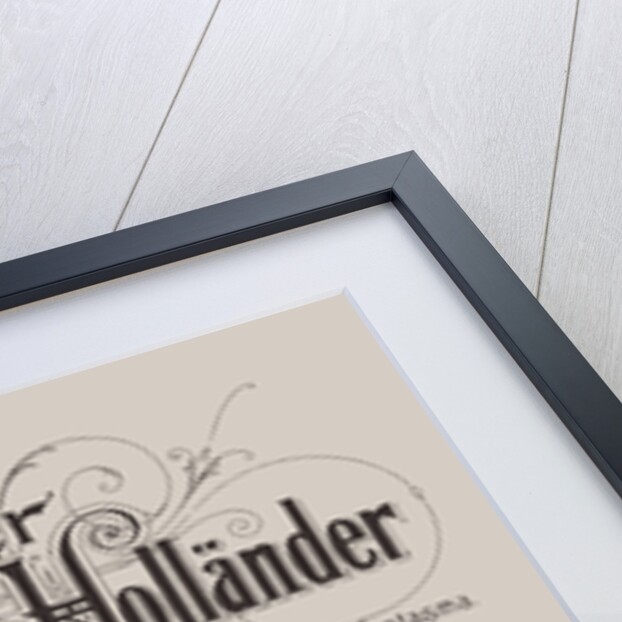 Der fliegende Holländer (The Flying Dutchman), Berlin, Adolph Fürstner, ca 1887 by Anonymous