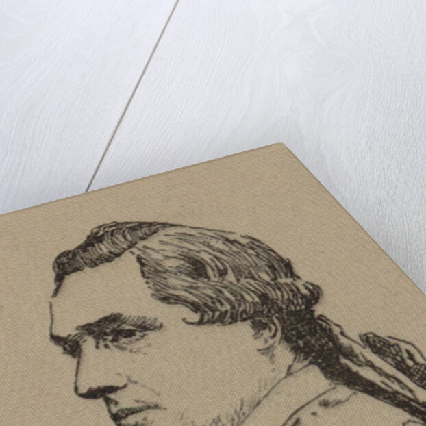 Marius Petipa Portrait from the Program to Oper Tannhäuser by Richard Wagner. Paris, Thé by Anonymous