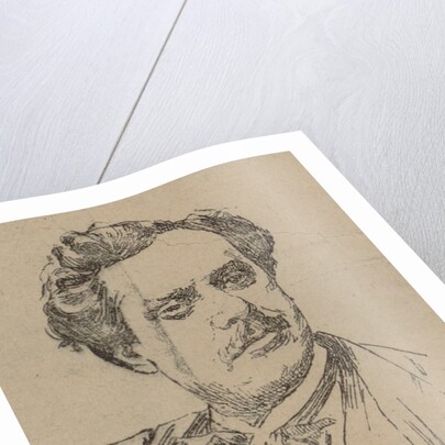 Eugène François Vauthrot Portrait from the Program to Oper Tannhäuser by Richard Wagner by Anonymous