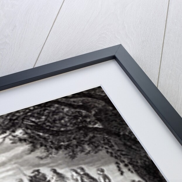 Das Rheingold by Richard Wagner. Entrance of the Gods into Valhalla. Illustration to the premiere, 1 by Anonymous