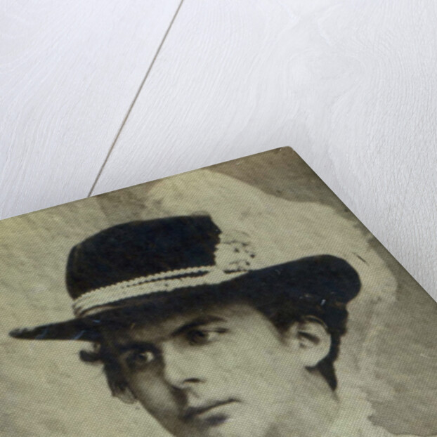 Portrait of Ludwig II of Bavaria with a hat by Anonymous
