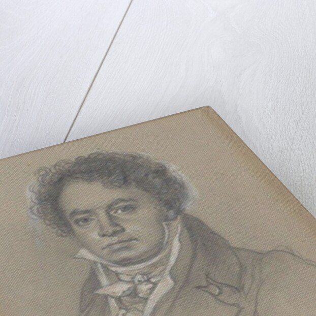 Portrait of Ludwig van Beethoven, 1821 by Anonymous