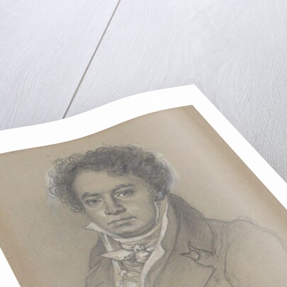 Portrait of Ludwig van Beethoven, 1821 by Anonymous
