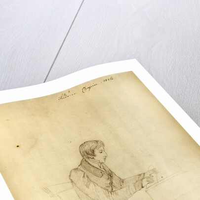 Portrait of Frédéric Chopin, 1826 by Anonymous