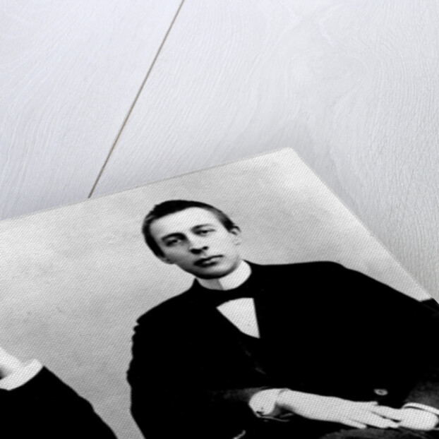 Sergei Rachmaninov and pianist and conductor Alexander Siloti, 1902 by Anonymous