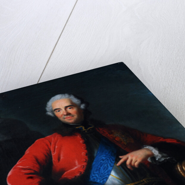Portrait of Maurice de Saxe, Marshal of France, First half of the 18th cent by Anonymous