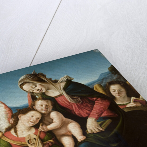The Virgin and Child with Two Angels, ca 1507 by Anonymous