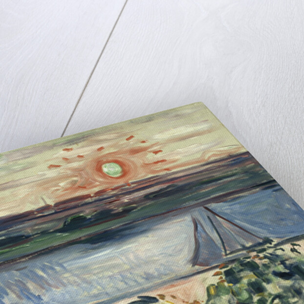 Canal at sunset, 1908 by Anonymous