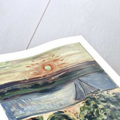 Canal at sunset, 1908 by Anonymous