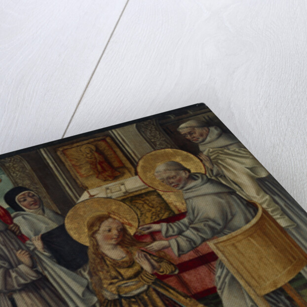 Saint Clare enters the cloister, c. 1500 by Anonymous