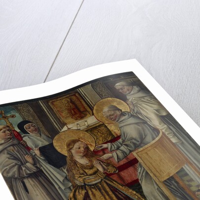 Saint Clare enters the cloister, c. 1500 by Anonymous