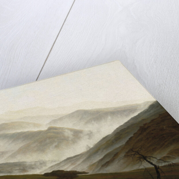 Riesengebirge Landscape with Rising Fog, ca 1820 by Anonymous