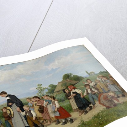 The Sunday School Walk, 1872 by Anonymous