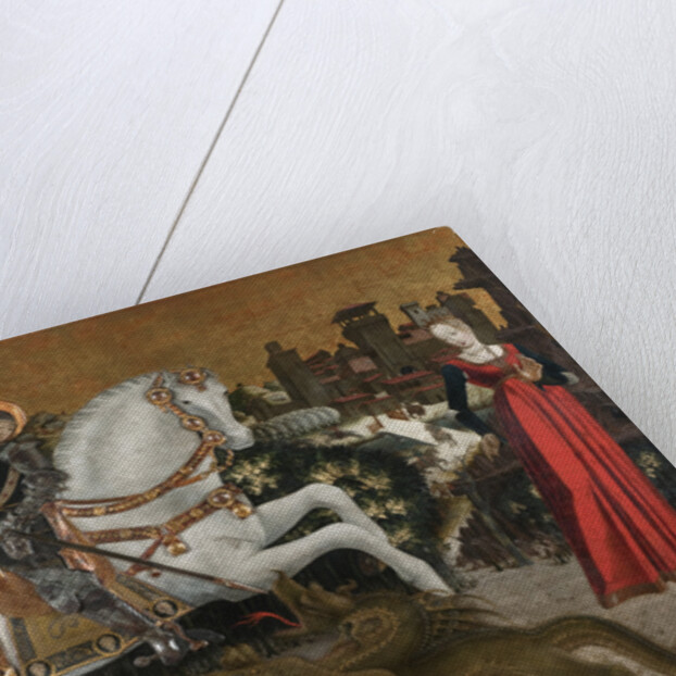 Saint George Killing the Dragon, ca 1460 by Anonymous