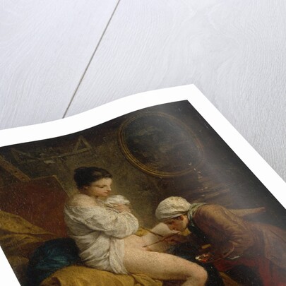 Scene from the Fable Le bât (The Pack Saddle) by Jean de La Fontaine, Early 1730s by Anonymous