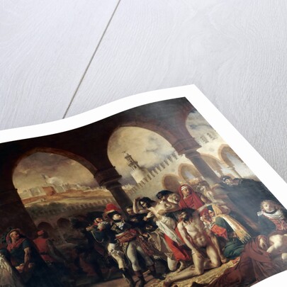 Bonaparte Visiting the Plague Victims of Jaffa, 1804 by Anonymous