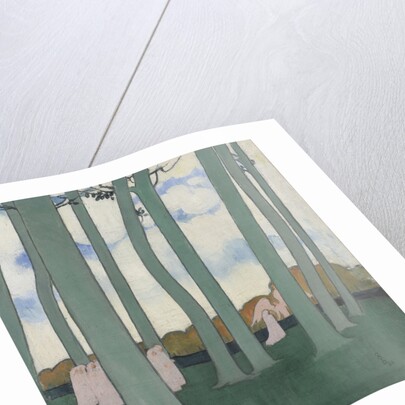 Landscape with Green Trees or Beech Trees in Kerduel, 1893 by Anonymous