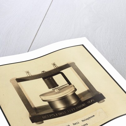 Bells first telephone, 1876 by Anonymous