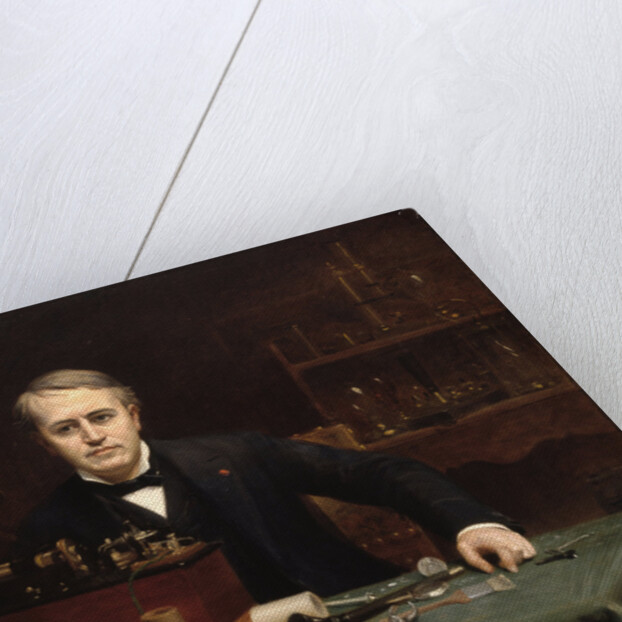 Portrait of Thomas Alva Edison, 1890 by Anonymous