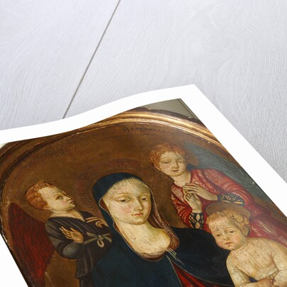 The Virgin and Child with Two Angels, 1490s by Anonymous