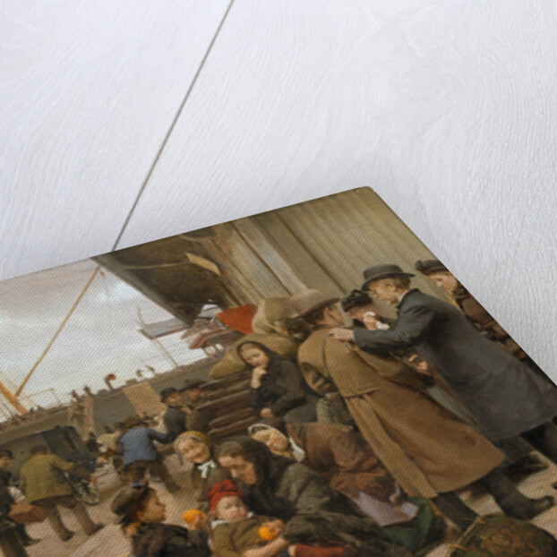 Emigrants on Larsens Plads, 1890 by Anonymous