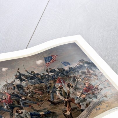 The Battle of Spotsylvania Court House, 1887 by Anonymous