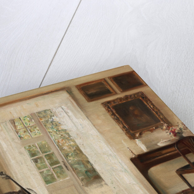 Interior with a cello by Anonymous