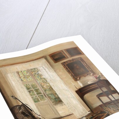 Interior with a cello by Anonymous