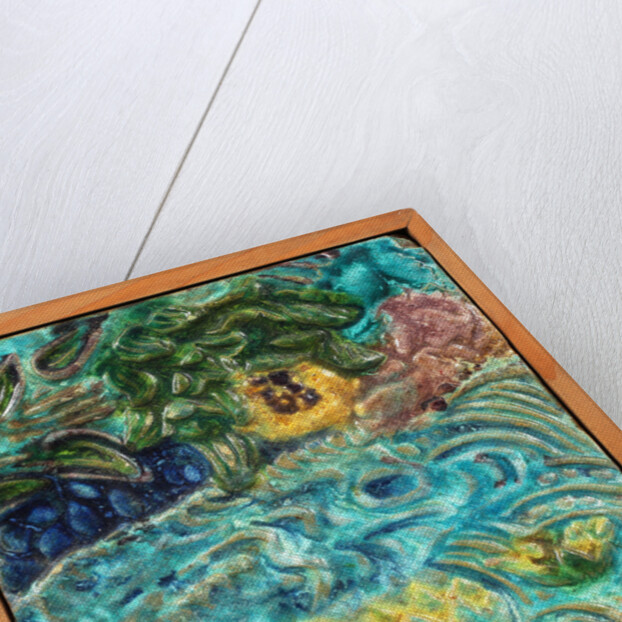 Tile with lilies, End 1890s by Anonymous